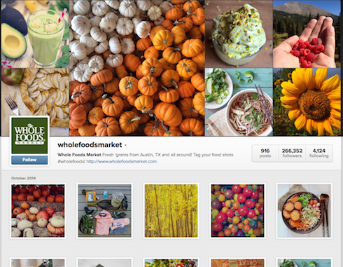 Whole Food Market Instagram